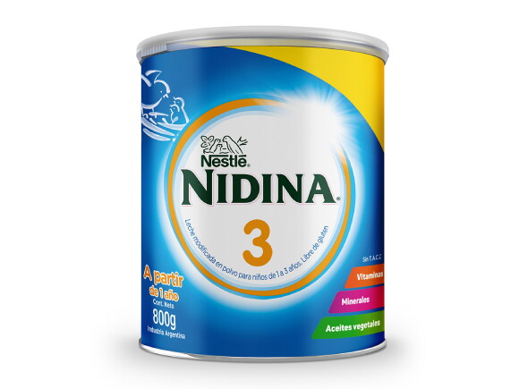 Leche modificada NIDINA ® 3 x 800 g